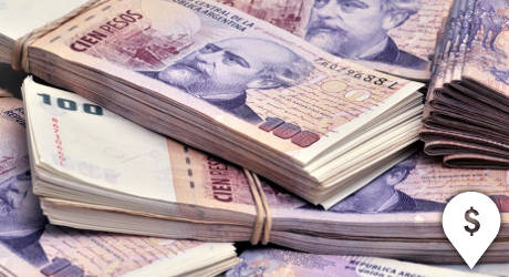 Precio del Peso Argentino en Montero, Bolivia